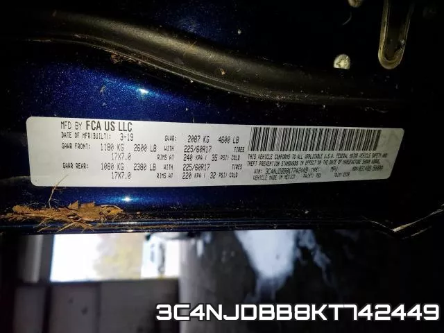 3C4NJDBB8KT742449 фото 2