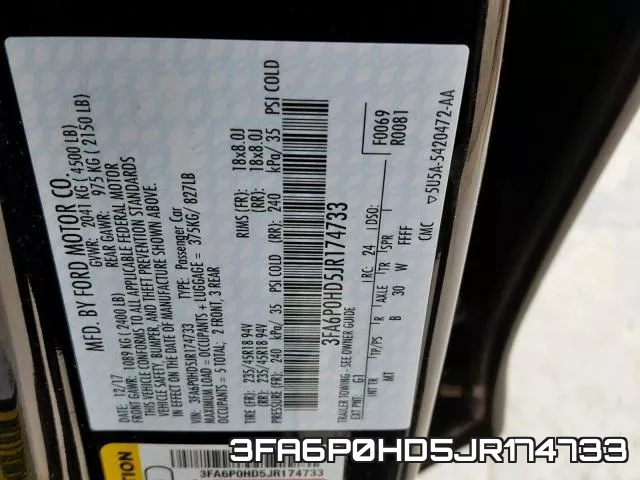 3FA6P0HD5JR174733 фото 2