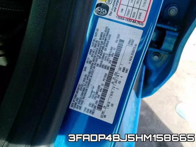 3FADP4BJ5HM158665 фото 2