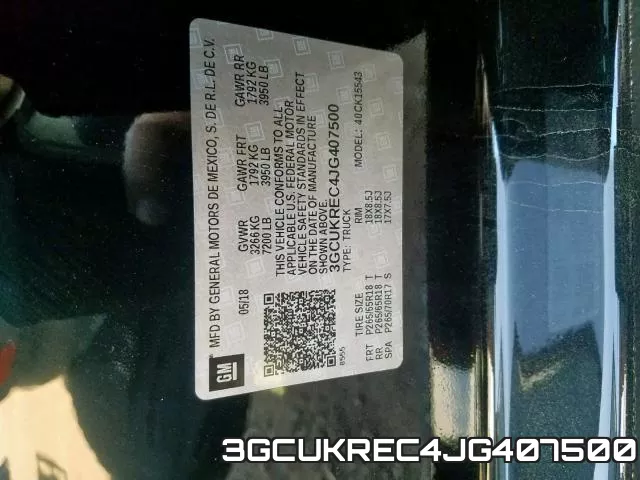 3GCUKREC4JG407500 фото 2