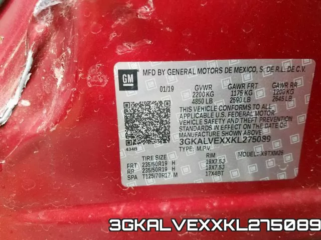 3GKALVEXXKL275089 фото 2