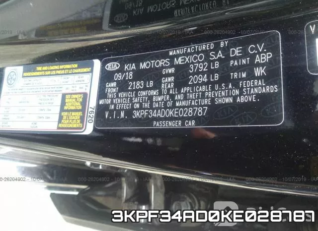 3KPF34AD0KE028787 фото 10