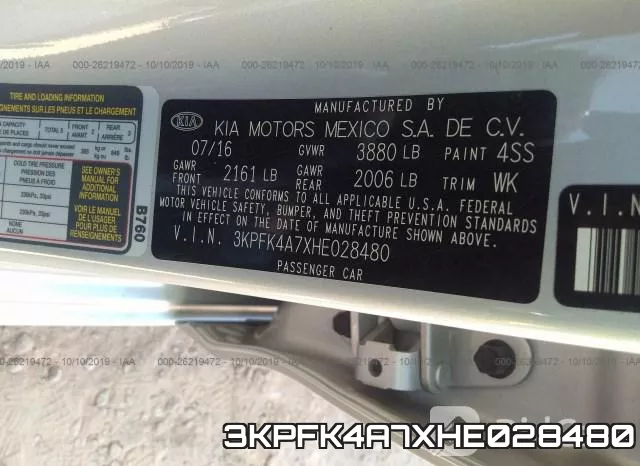3KPFK4A7XHE028480 фото 8