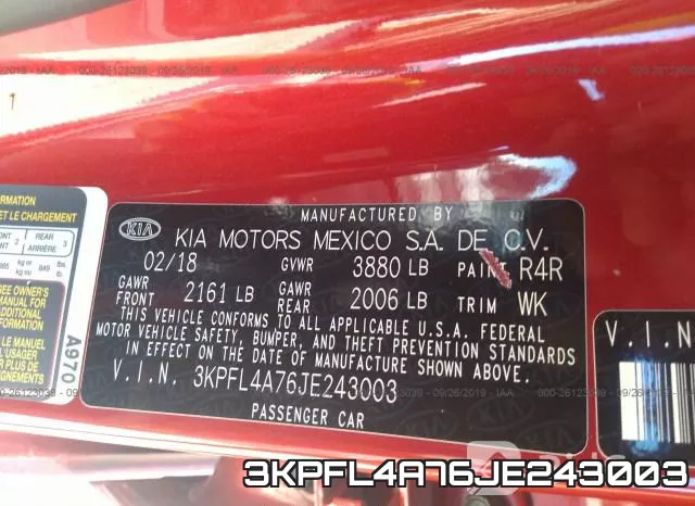 3KPFL4A76JE243003 фото 10