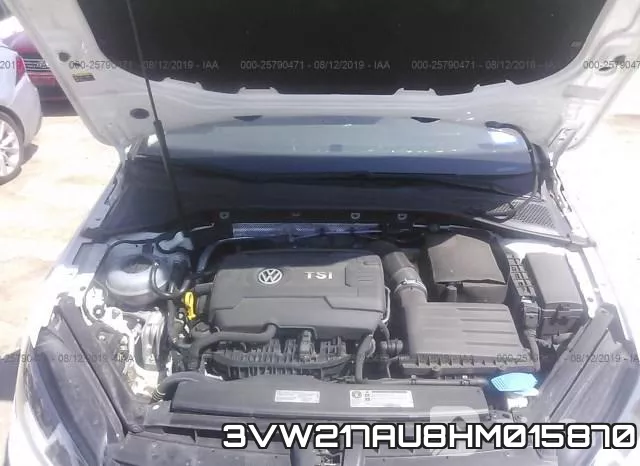 3VW217AU8HM015870 фото 2