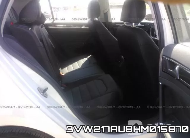 3VW217AU8HM015870 фото 9