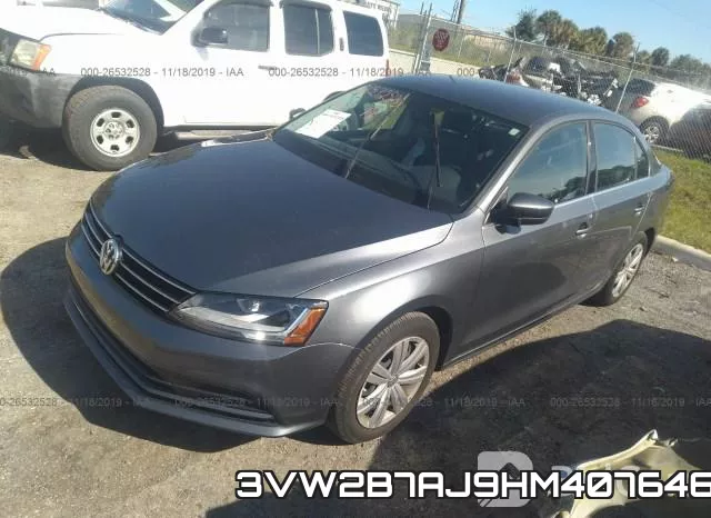3VW2B7AJ9HM407646 фото 3