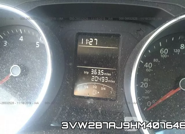 3VW2B7AJ9HM407646 фото 8