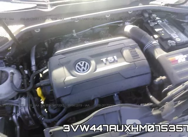 3VW447AUXHM075357 фото 2