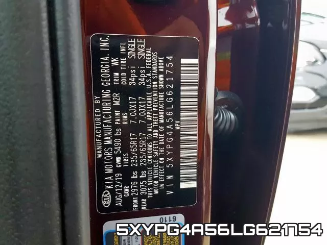 5XYPG4A56LG621754 фото 2