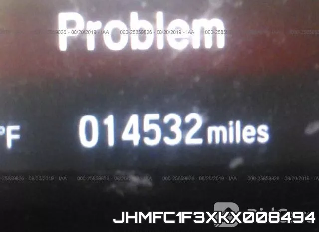 JHMFC1F3XKX008494 фото 8