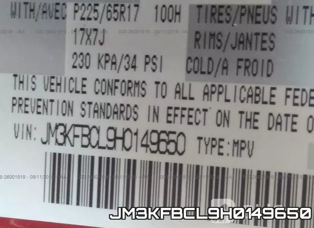 JM3KFBCL9H0149650 фото 10