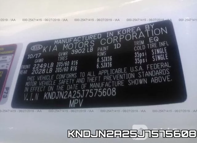 KNDJN2A25J7575608 фото 10
