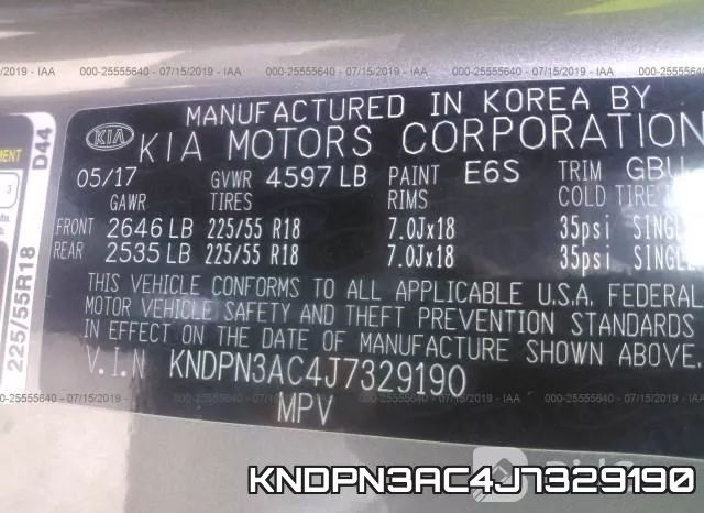 KNDPN3AC4J7329190 фото 10