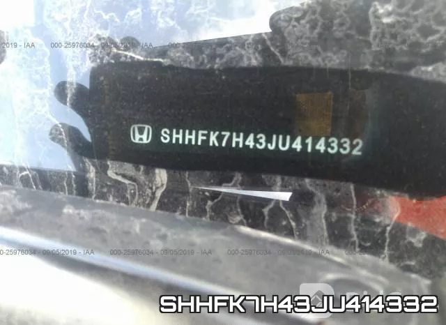SHHFK7H43JU414332 фото 10