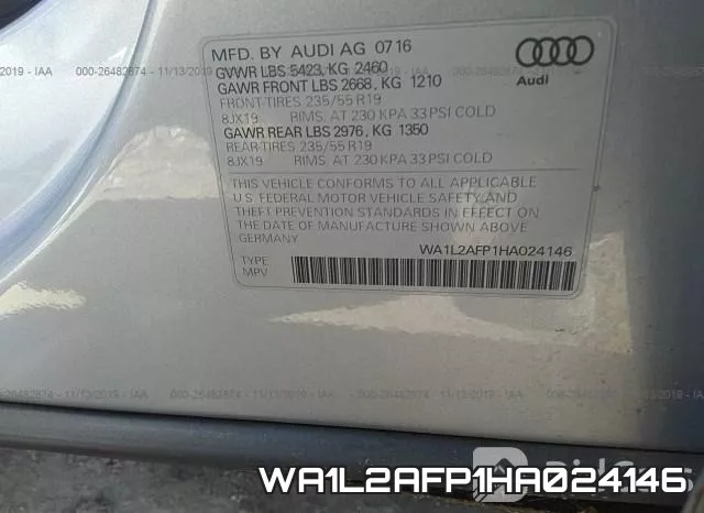 WA1L2AFP1HA024146 фото 10