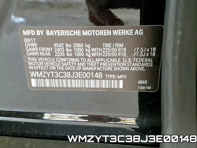 WMZYT3C38J3E00148 фото 2