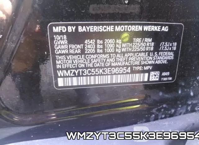WMZYT3C55K3E96954 фото 10