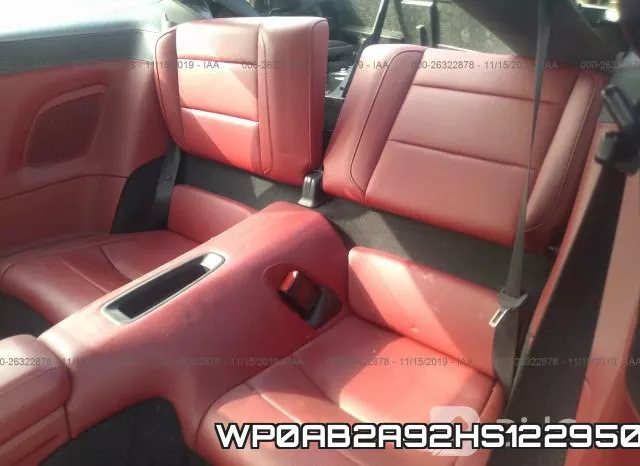 WP0AB2A92HS122950 фото 9