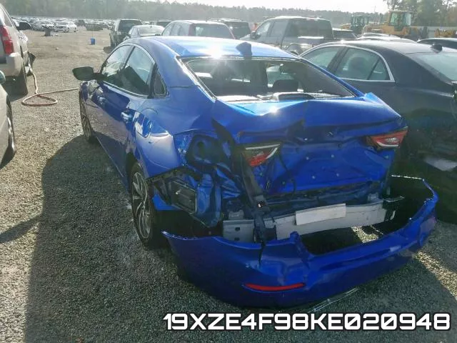 19XZE4F98KE020948 фото 3