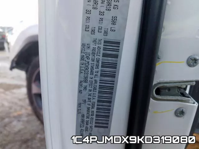 1C4PJMDX9KD319080 фото 2