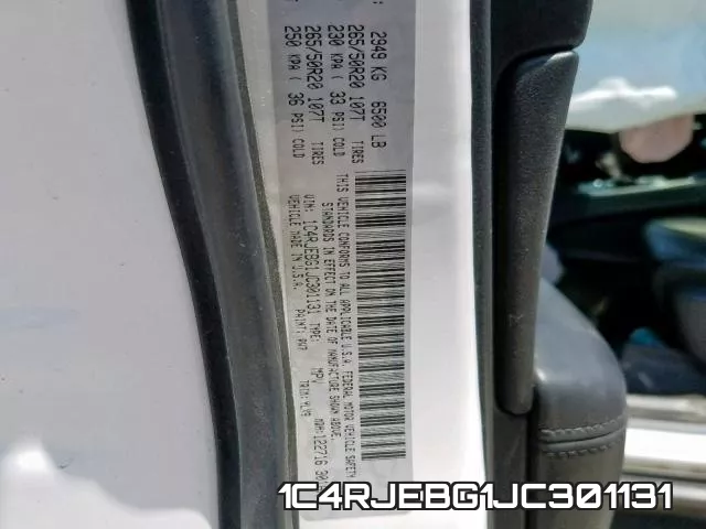 1C4RJEBG1JC301131 фото 2