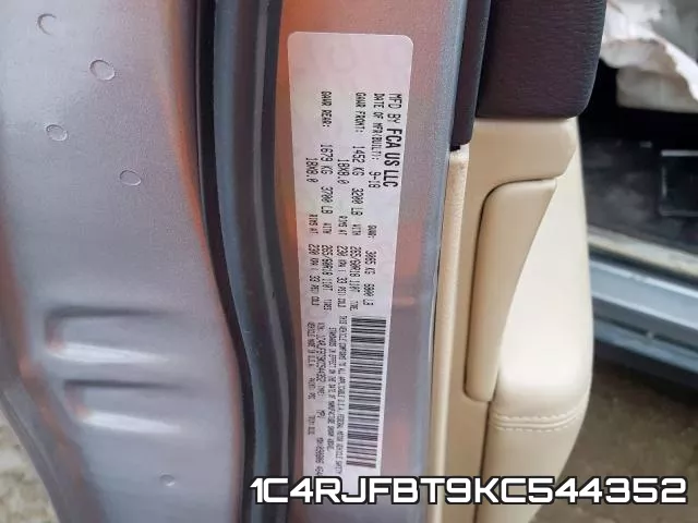 1C4RJFBT9KC544352 фото 2