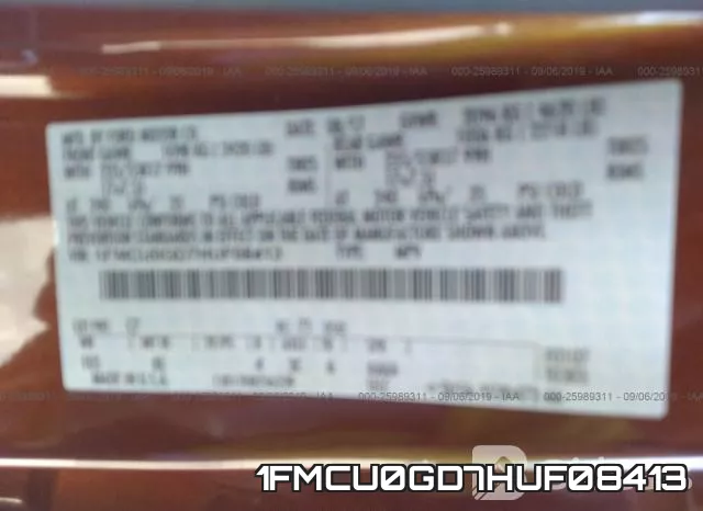 1FMCU0GD7HUF08413 фото 10