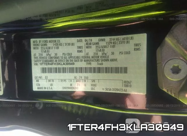1FTER4FH3KLA30949 фото 8