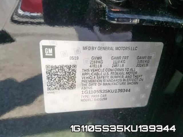 1G1105S35KU139344 фото 2