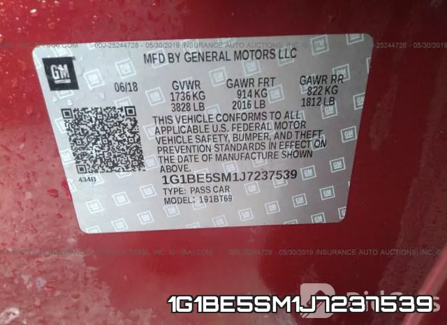 1G1BE5SM1J7237539 фото 10