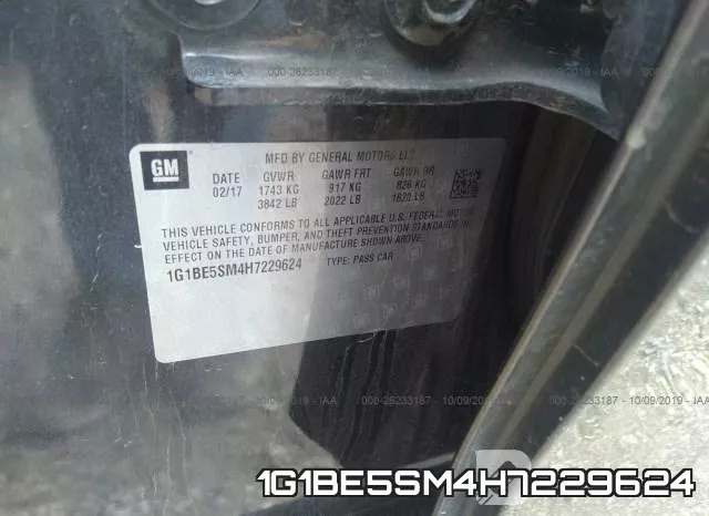 1G1BE5SM4H7229624 фото 9