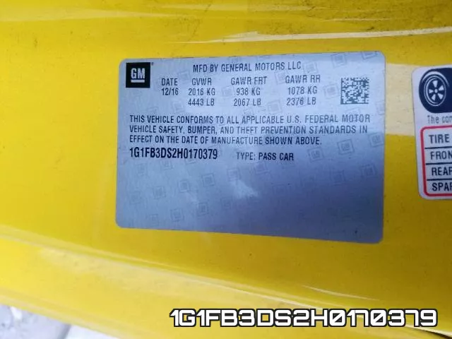 1G1FB3DS2H0170379 фото 2