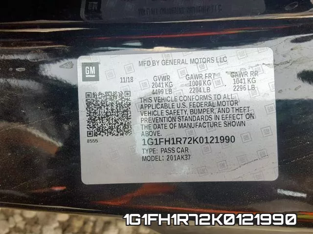 1G1FH1R72K0121990 фото 2