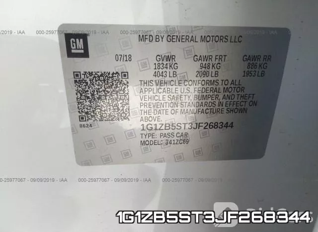 1G1ZB5ST3JF268344 фото 10