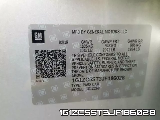 1G1ZC5ST3JF186028 фото 2