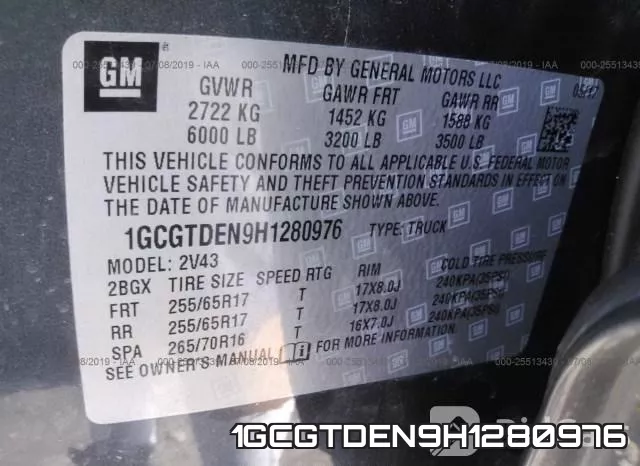 1GCGTDEN9H1280976 фото 10