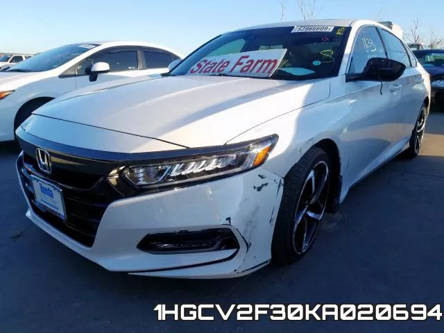 1HGCV2F30KA020694 фото 3