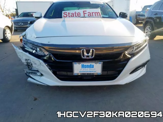 1HGCV2F30KA020694 фото 9