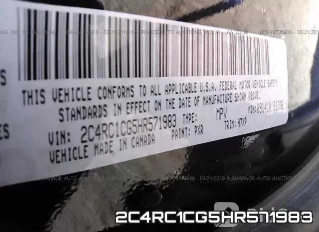 2C4RC1CG5HR571983 фото 10
