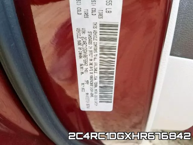 2C4RC1DGXHR676842 фото 2