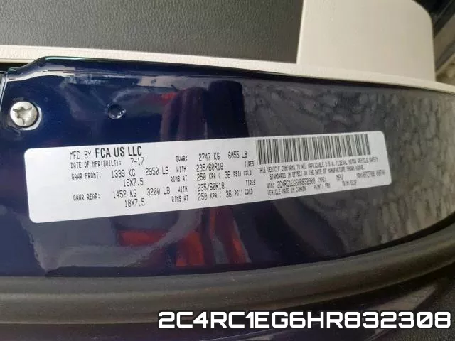 2C4RC1EG6HR832308 фото 2