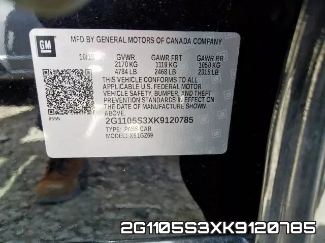 2G1105S3XK9120785 фото 2