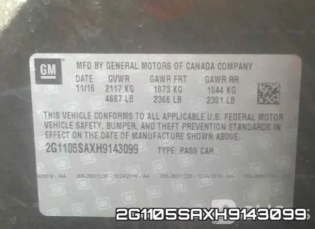 2G1105SAXH9143099 фото 9