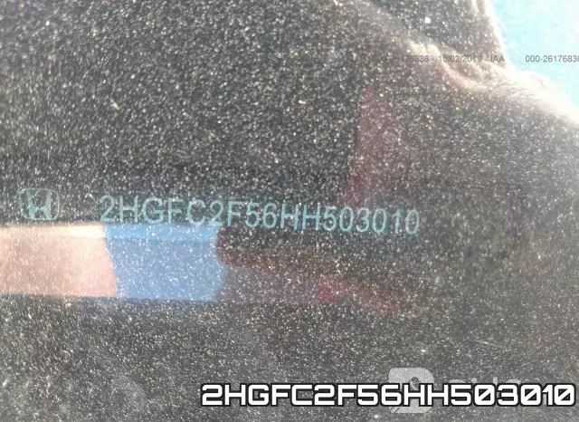 2HGFC2F56HH503010 фото 10