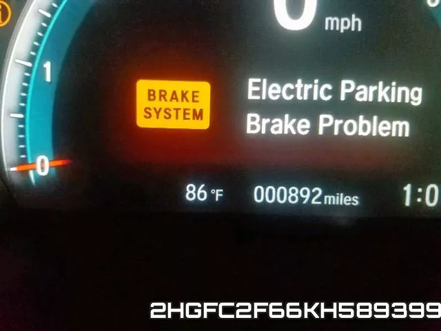 2HGFC2F66KH589399 фото 8