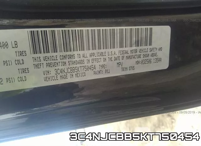 3C4NJCBB5KT750454 фото 10