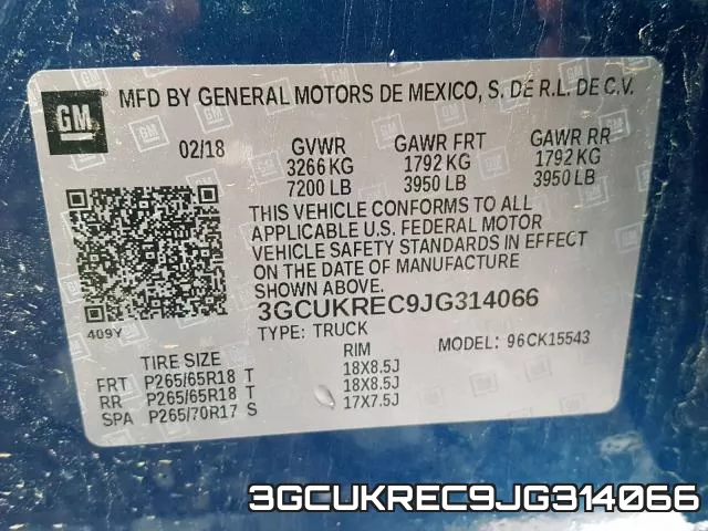 3GCUKREC9JG314066 фото 2