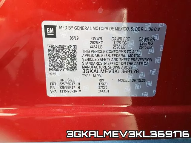 3GKALMEV3KL369176 фото 2