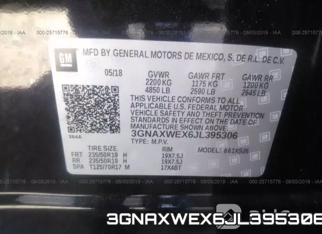 3GNAXWEX6JL395306 фото 10